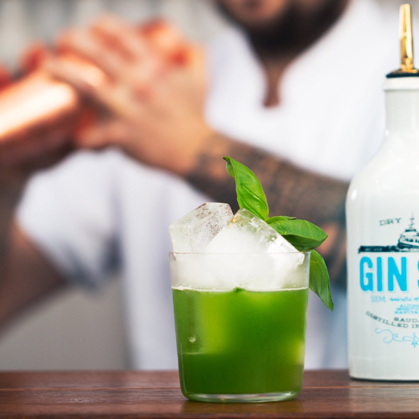 Gin Basil Smash