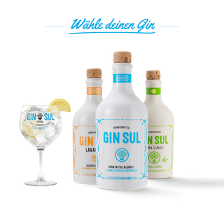 Gin Sul 0,5L + 6x Copo Gläser